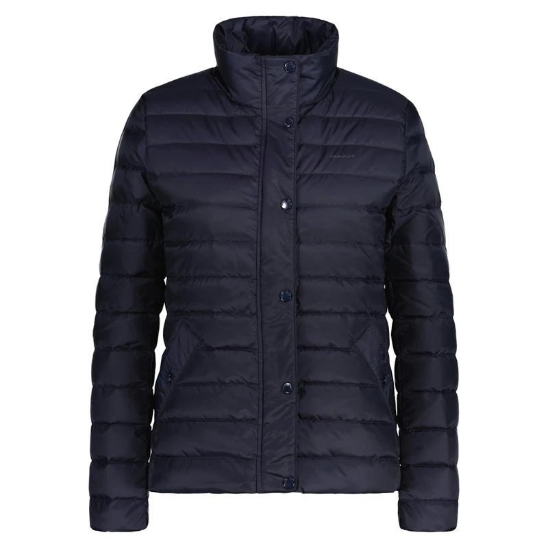 GANT Women's Light Down Jacket, Evening Blue, L