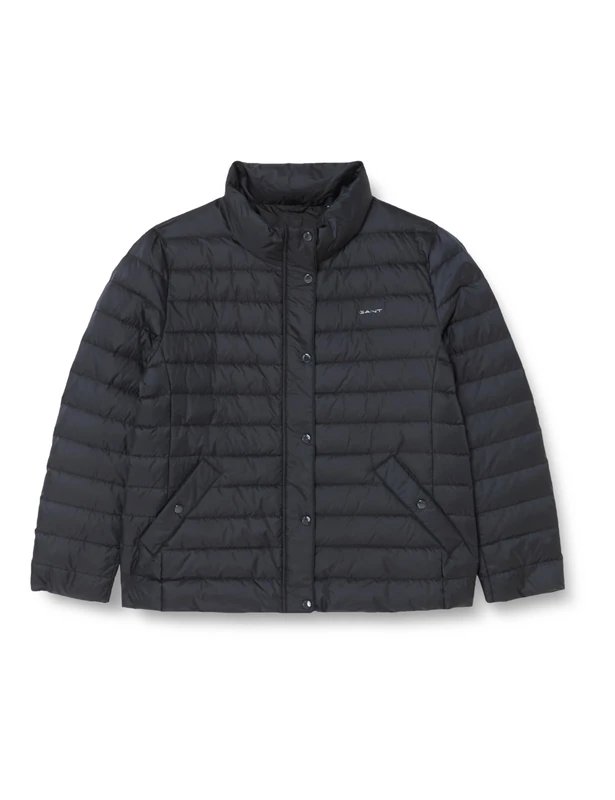 GANT Women's Light Down Jacket, black, XL