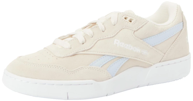 Reebok Women BB 4000 II Sneaker, Alabaster/Feel Good Blue F23-R/Alabaster, 2.5