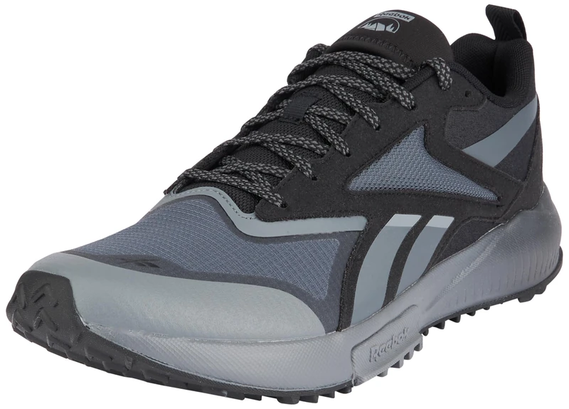 Reebok Men Lavante Trail 2 Sneaker, Core Black/Pure Grey 6/Pure Grey 7, 9.5