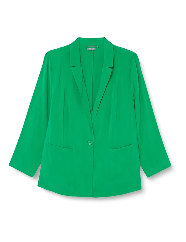 Samoon Women's 230021-21120 Blazer, Really Green, 20