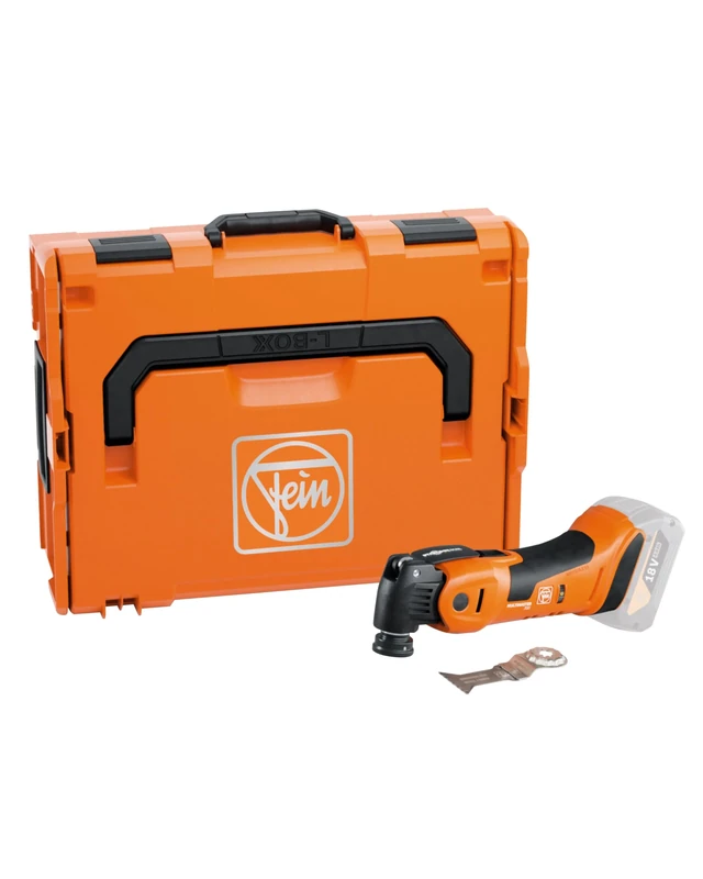 FEIN Battery Multimaster AMM 700 Plus AS Multi-Function Tool with Bi-Metal Blade for Wood, Plastic, Metal, Brushless Motor, Compatible with AMPShare/Bosch 18V Batteries. Without Batteries and Charger