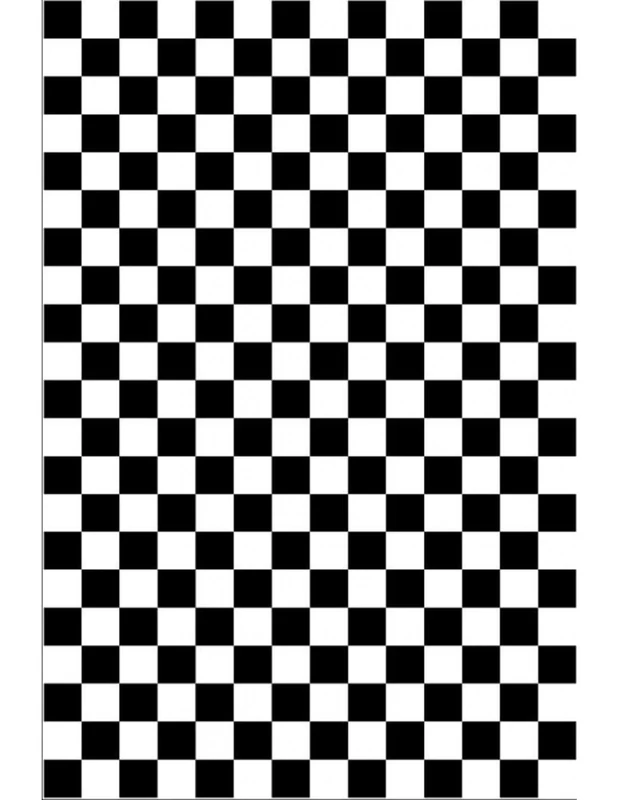 MANI TEXTILE - Checkerboard rug, dimensions: 120 x 180 cm - Image 1