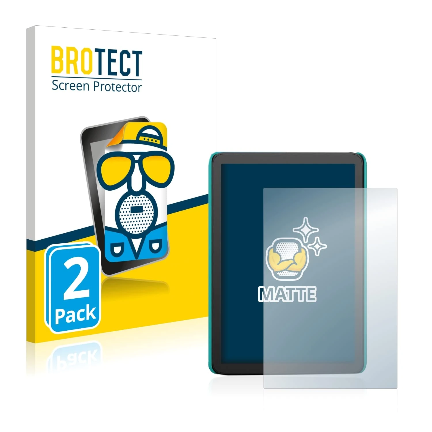 brotect Screen Protector Anti-Glare compatible with Amazon Kindle Kids 2022/2024 (2 Pack) Screen Protector Matte, Anti-Fingerprint Protection Film