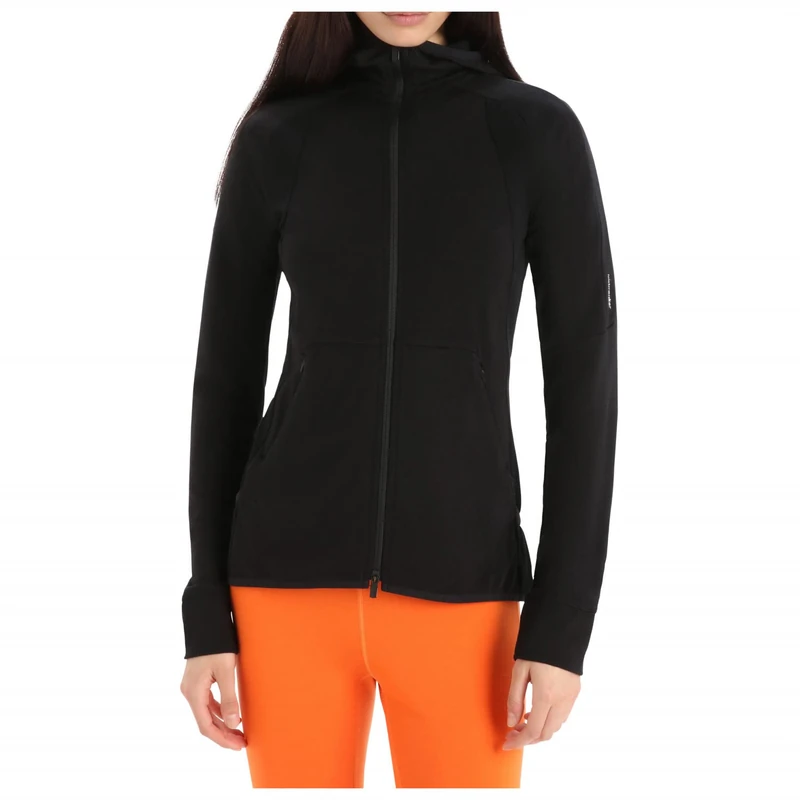 Icebreaker Women's Zoneknit Insulated Zip Hoodie - Black, S - Image 1