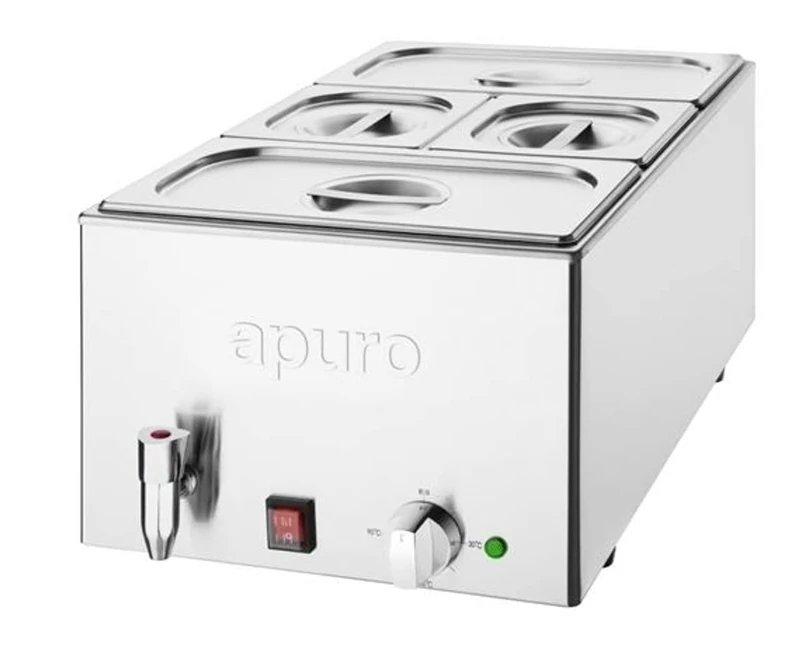 Buffalo Bain Marie with Tap and Pans