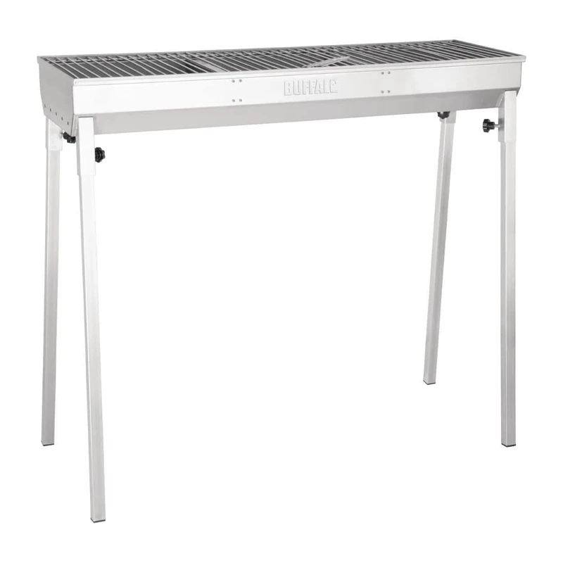Buffalo Charcoal Barbecue Large 980x300mm - Stainless steel, Simple to Disassemble and Transport FT690