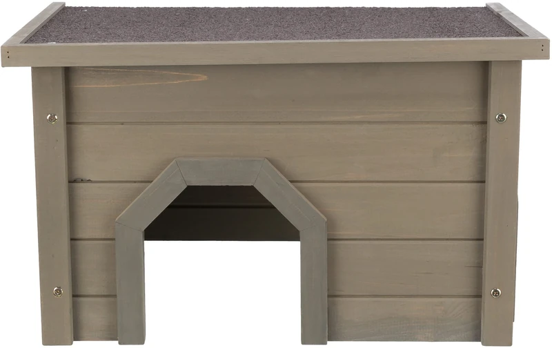 natura small animal house, 50 × 30 × 37 cm, grey-green