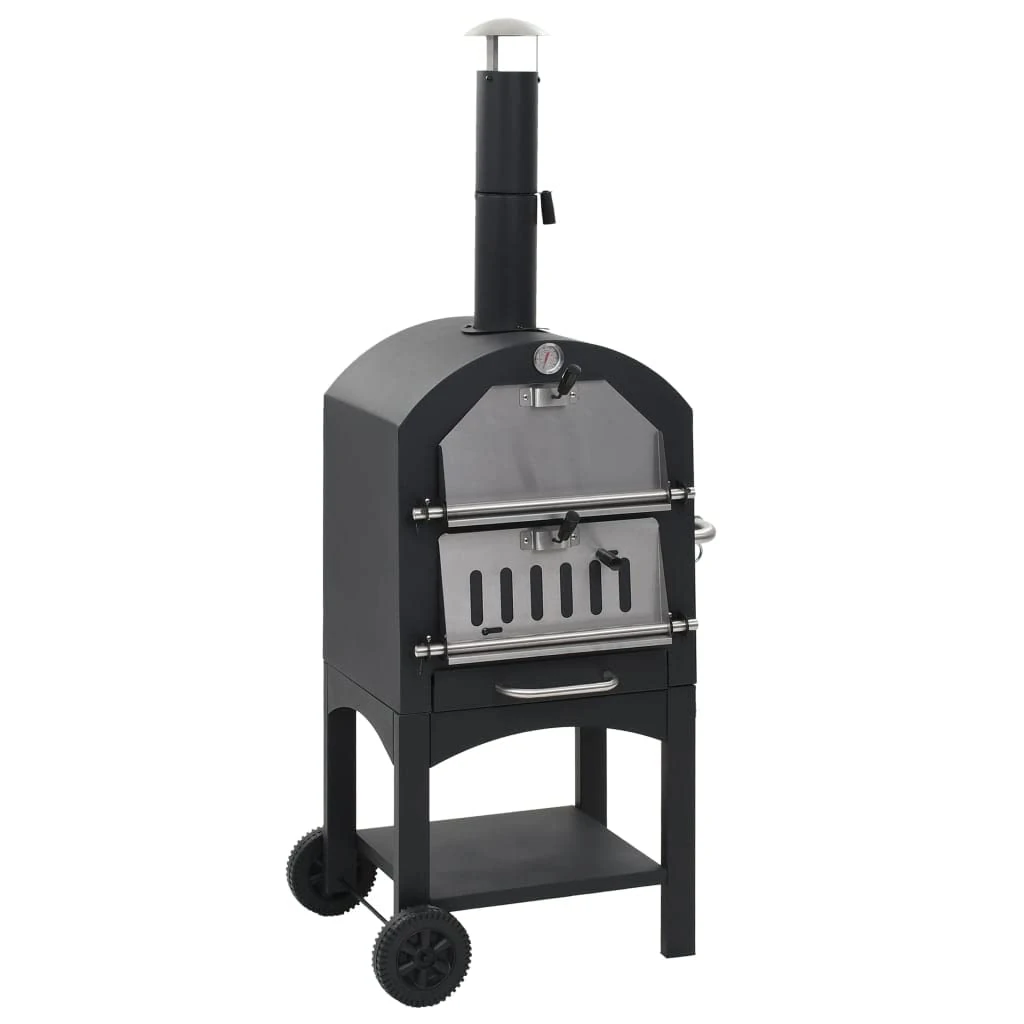 APCSA Kitchen Appliances - Kitchen & Dining -Charcoal Fired Outdoor Pizza Oven with Fireclay Stone