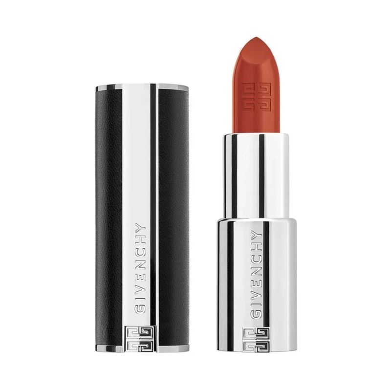 Le Rouge Interdit Intense Silk Lipstick - 332 Rouge Safran by Givenchy for Women - 0.12oz Lipstick (Refillable)