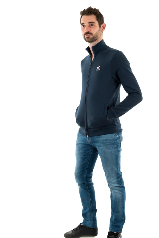 Le Coq Sportif Unisex tracksuit jacket, Dress Blues, XL
