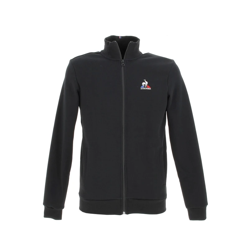 Le Coq Sportif ESS FZ Sweat No. 4 M Black Tracksuit Jacket, XS Unisex, Black, XS