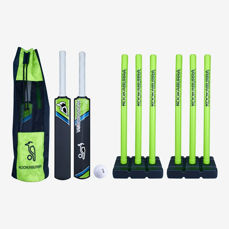 Kookaburra Hat Unisex-Youth Blast Plus Size 5 Kids Cricket Set, Black - Image 1