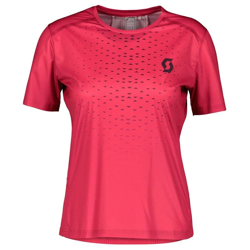 Scott WS RC Run SS T-Shirt, Pink, XL for Women, Pink, XL