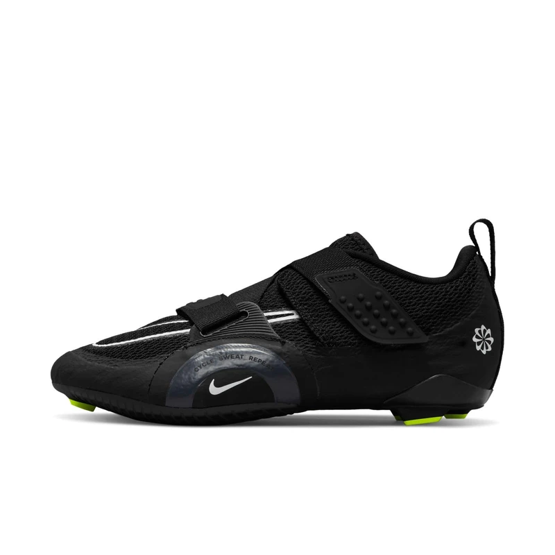 NIKE DH3395-001 SuperRep Cycle 2 Next Nature Sneaker Female Black/White-Volt-Anthracite UK 6.5