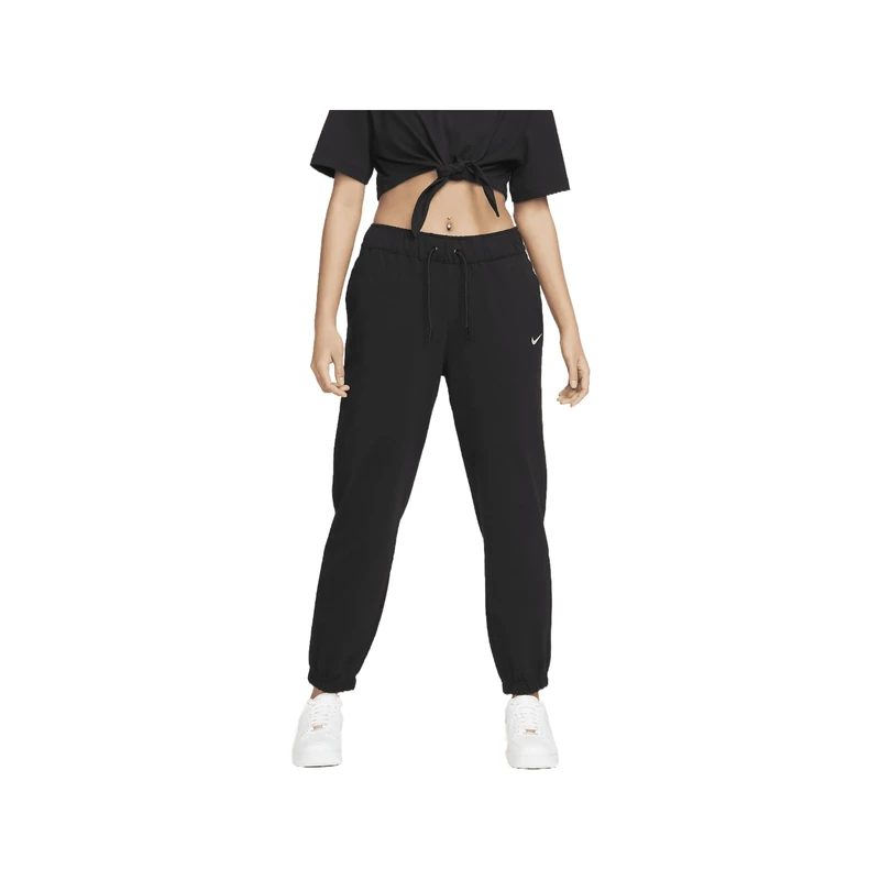 NIKE Women's W NSW Jrsy Easy Jogger Pants, Black/White, M