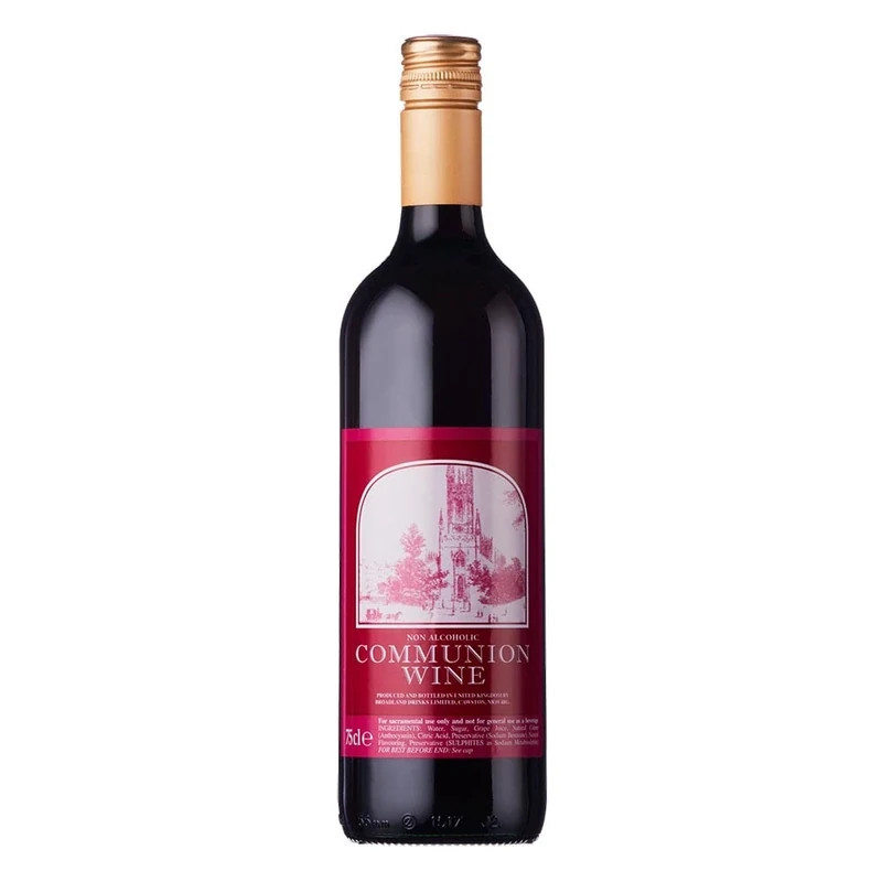Non Alcoholic Communion Wine - Red (Half Case (6 Bottles))