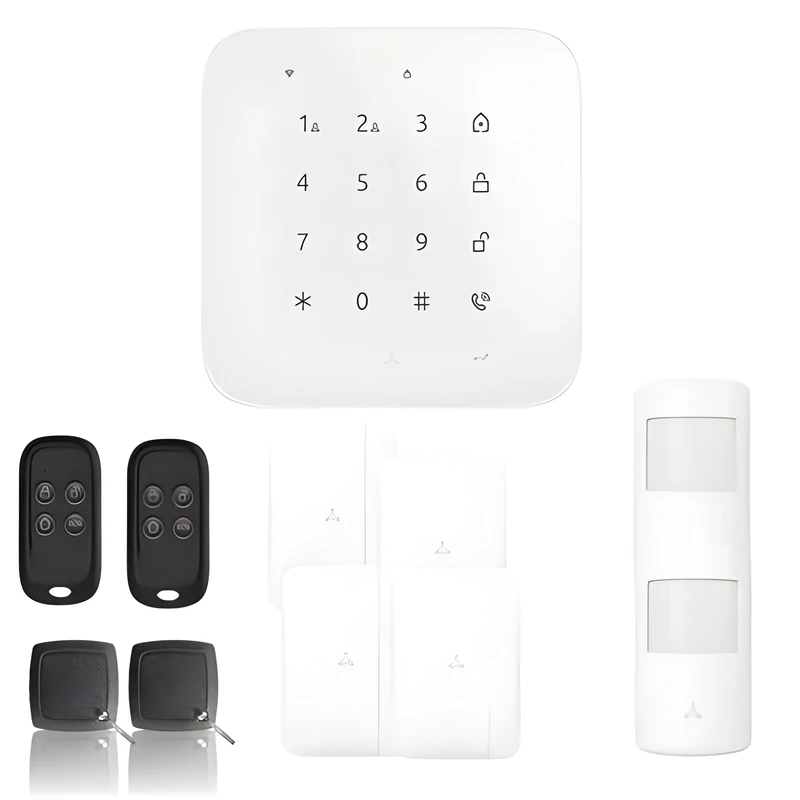 Lifebox LBXT14C2I Wireless Home Alarm Security System - White