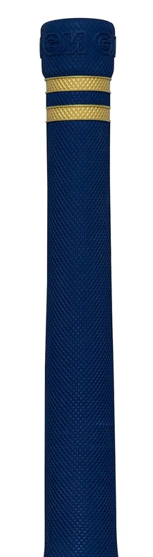 GM | Cricket Bat Grips | PRO-LITE | Lightweight Premium Rubber for Perfect Balance | Suitable for Virtually All Handle Sizes - 12" Long | 12 Pack | Navy Blue/Gold | Gunn & Moore