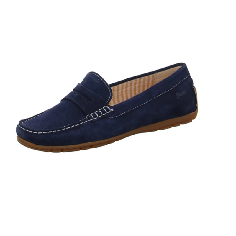 Sioux Women's Carmona-700 Loafer, Indigo, 6 UK