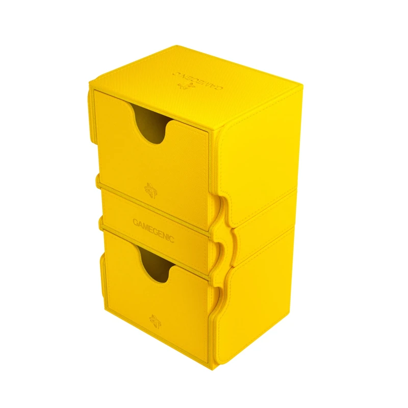 Gamegenic, Stronghold 200+ XL Convertible, Trading Card Storage Box, Yellow