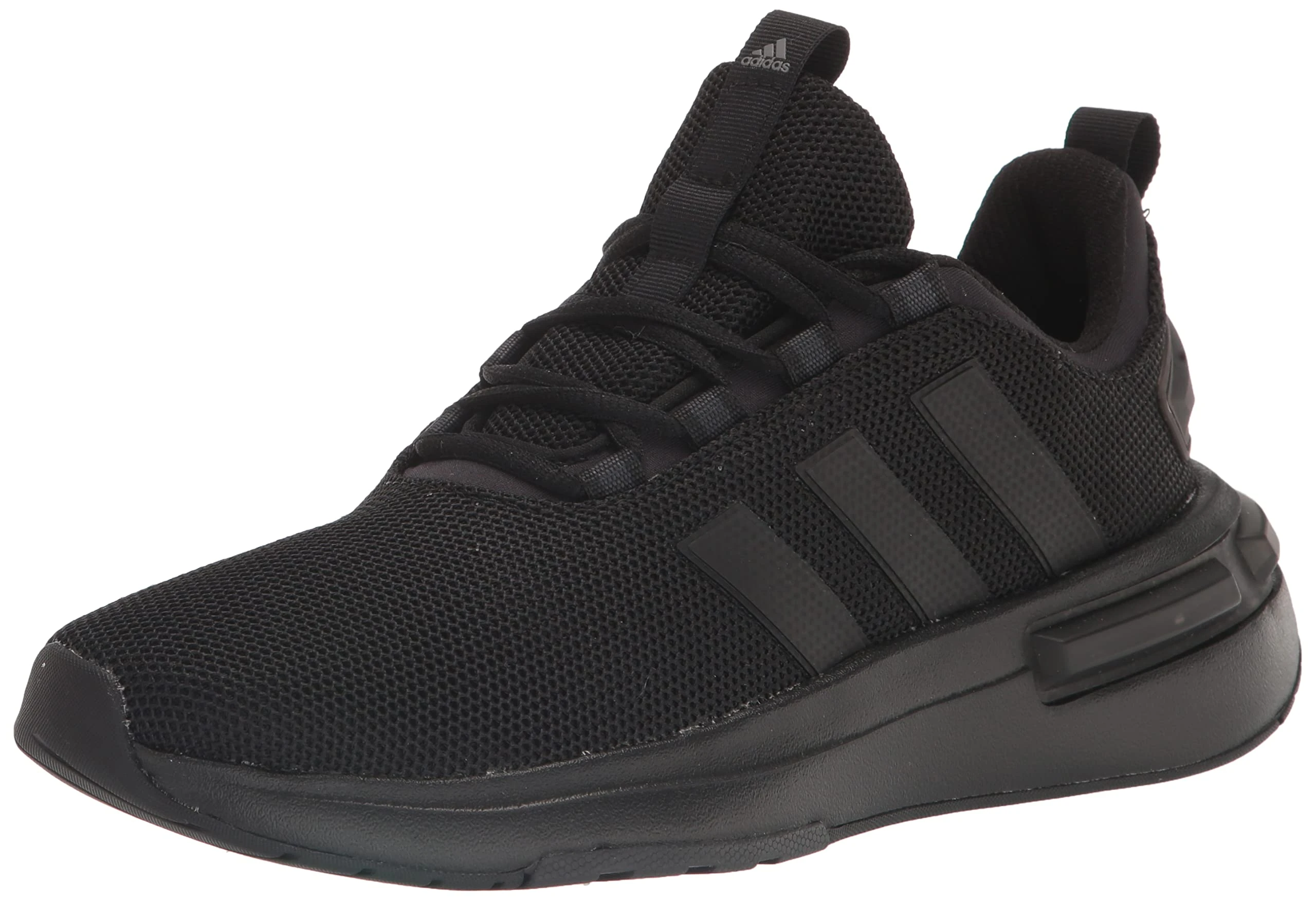 adidas Men's Racer TR23 Sneaker, Black/Black/Carbon, 7 UK
