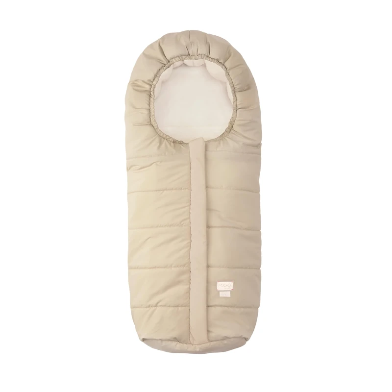 Nuvita 9905 Baby Seat One | Universal Car Seat Bag | Perfect for Children from 6 to 36 Months (100 cm) | Protection up to -10 °C Rain and Wind Protection | Beige