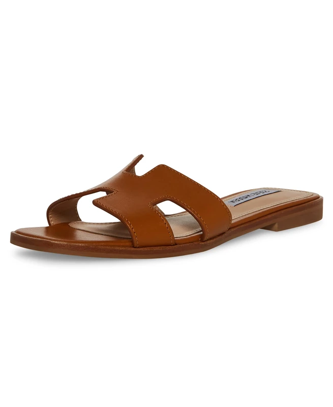 Steve Madden STEVEN Hadyn, Women's Sandal, Leather Colour Cognac, 6 UK