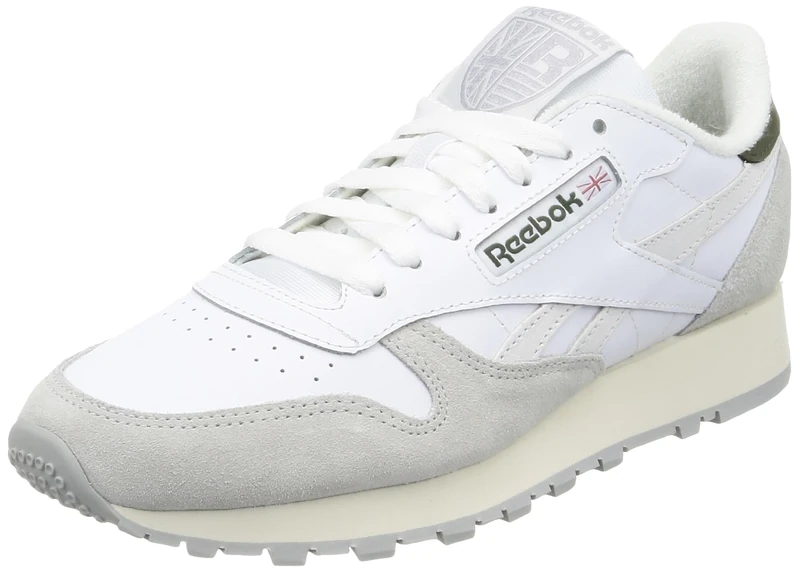 Reebok Men Classic Leather Sneaker, FTWR White/Steely Fog F23/Pure Grey 3, 2.5