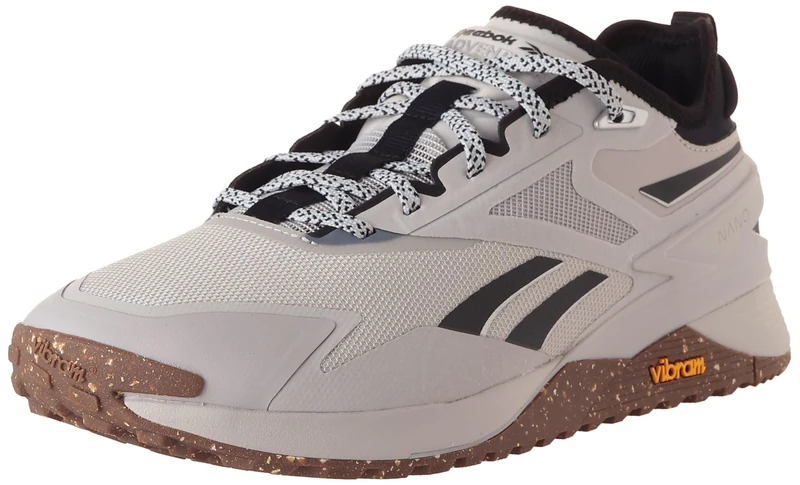Reebok Men Nano X3 Adventure Sneaker, Steely Fog F23/Core Black/Silver Met, 6