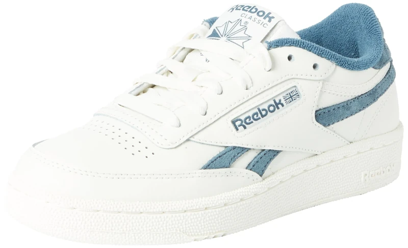 Reebok Men Club C Revenge Sneaker, Chalk/Chalk/Hoops Blue F23, 2.5