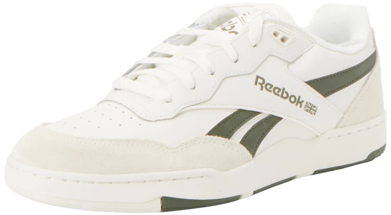Reebok Men BB 4000 II Sneaker, Chalk/Varsity Green F23/Vintage Chalk S23-R, 4