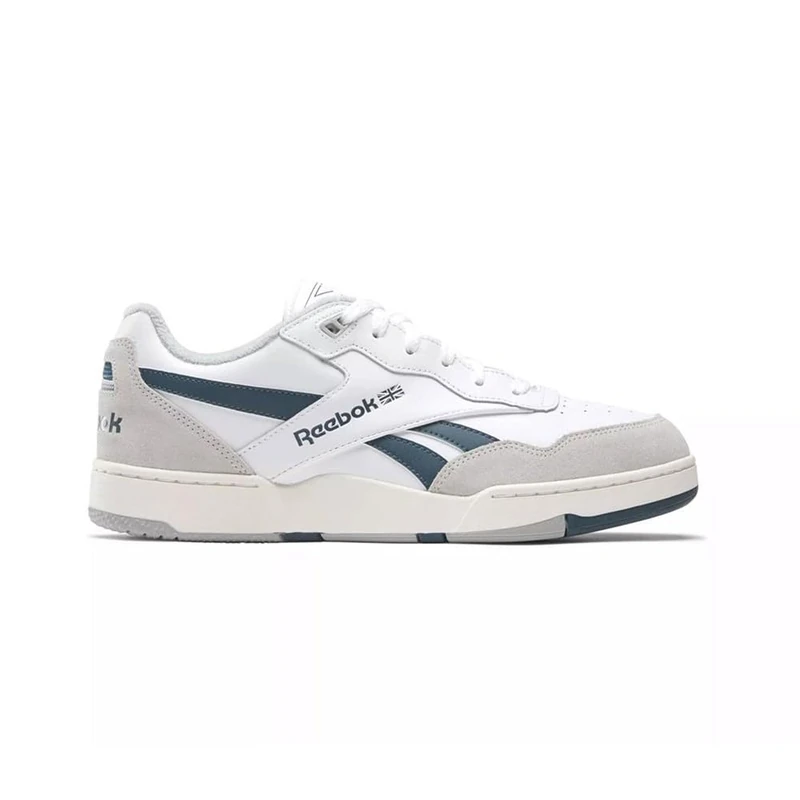 Reebok Men BB 4000 II Sneaker, FTWR White/Chalk/Hoops Blue F23, 4.5