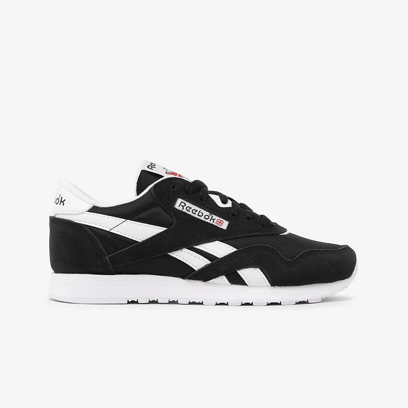 Reebok Men Classic Nylon Sneaker, Core Black/FTWR White/FTWR White, 2.5