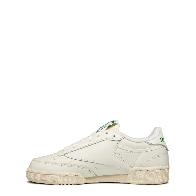 Reebok Women Club C 85 Vintage Sneaker, Chalk/Alabaster/Glen Green, 5