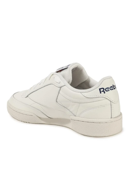 Reebok Men Club C 85 Sneaker, Chalk/Chalk/Classic Cobalt, 10