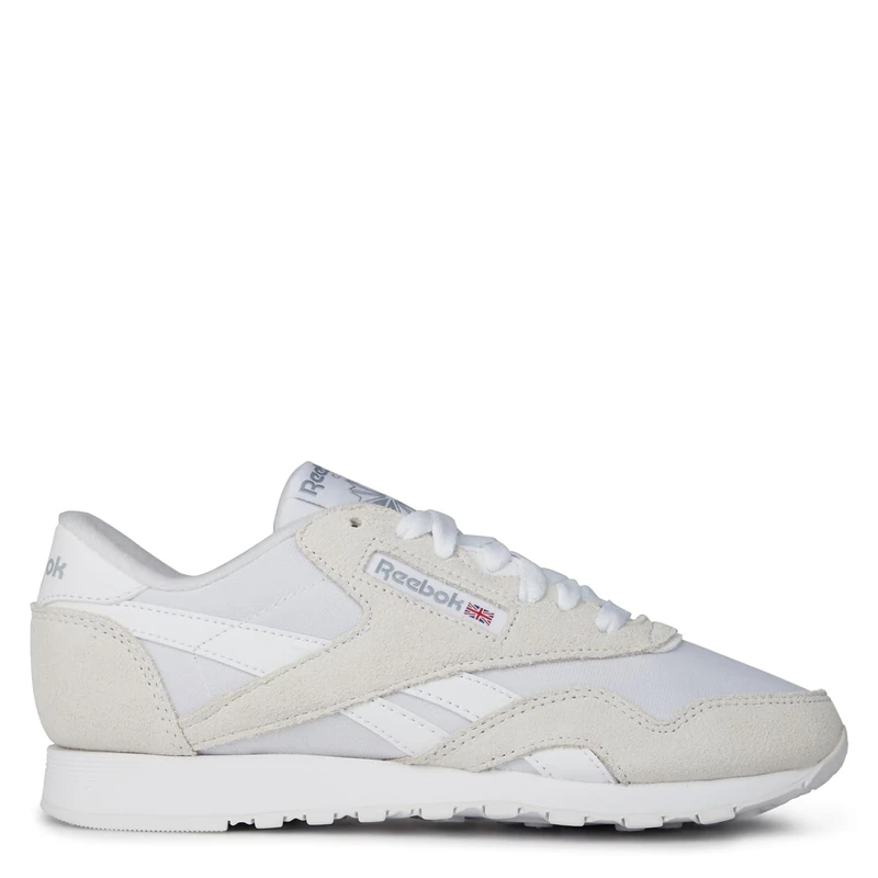 Reebok Men Classic Nylon Sneaker, FTWR White/FTWR White/FTWR White, 9.5