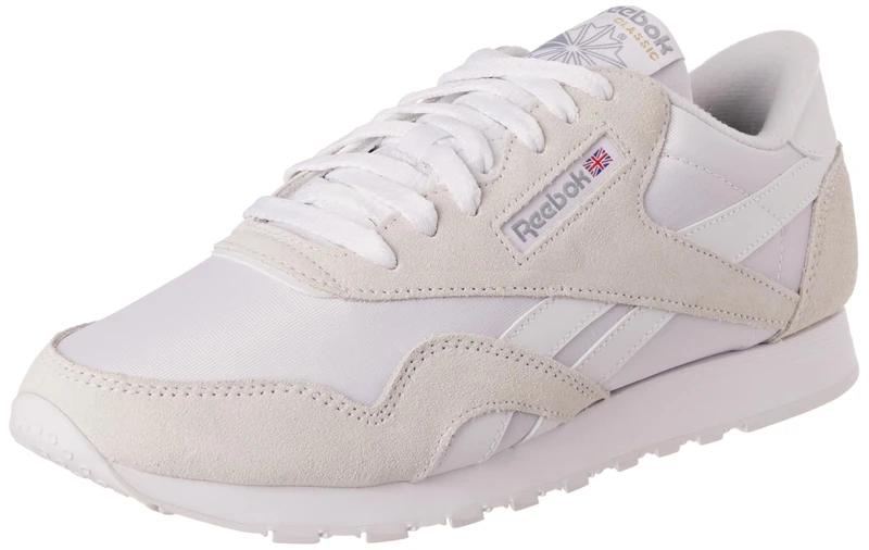 Reebok Women Classic Nylon Sneaker, FTWR White/FTWR White/FTWR White, 8.5
