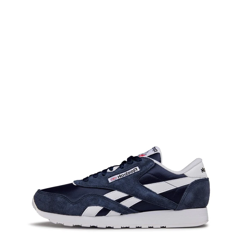 Reebok Men Classic Nylon Sneaker, Vector Navy/FTWR White/FTWR White, 9.5