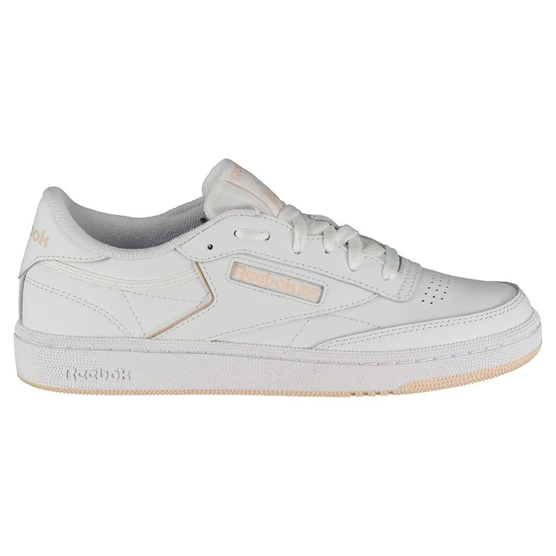 Reebok Women Club C 85 Sneaker, White/Possibly Pink F23-R/White, 2.5