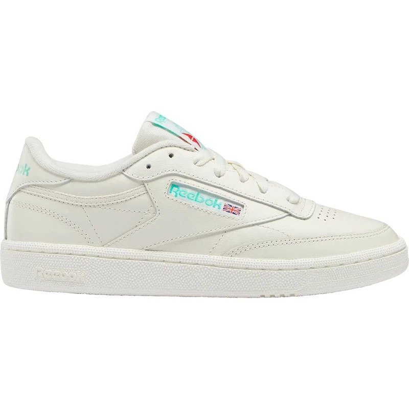 Reebok Women Club C 85 Sneaker, Chalk/Chalk/Light Sage, 6