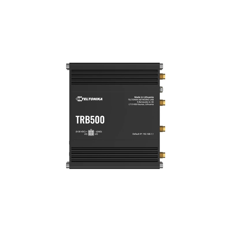 Teltonika TRB500 Industrial 5G Gateway, 4G LTE Cat 20, 3G, Gigabit Ethernet, Durable Design