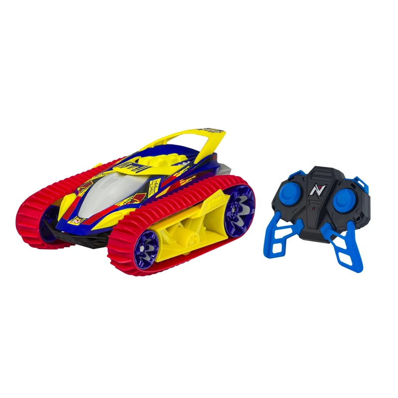 Nikko - VelociTrax - Controllable Car - RC Car with Battery - 360 Degrees Spins - For Indoor and Outdoor Use - 18 x 29 x 13 cm - Rally Red