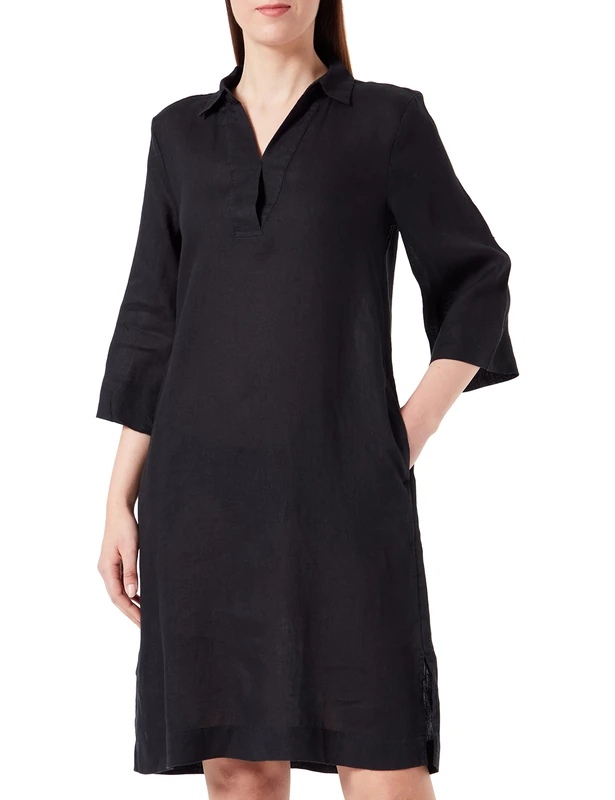s.Oliver Women's Blouse Dress, Black, 8