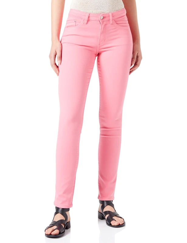 s.Oliver Betsy Slim Fit Jeans, Pink, 8