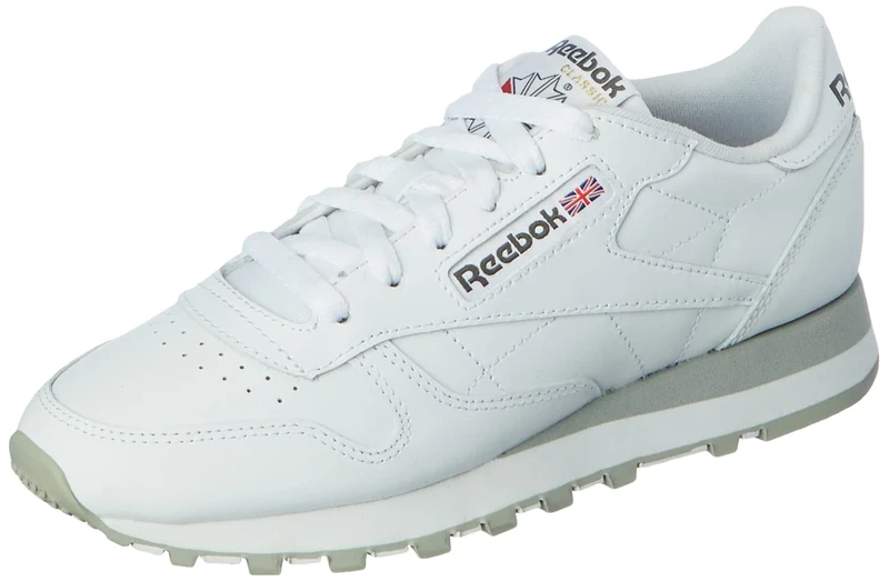 Reebok Men Classic Leather Sneaker, FTWR White/Pure Grey 3/Pure Grey 7, 2.5