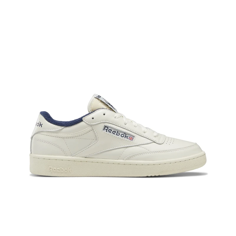 Reebok Men Club C 85 Vintage Sneaker, Chalk/Alabaster/Vector Navy, 3