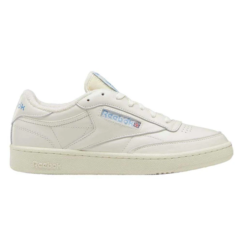 Reebok Men Club C 85 Vintage Sneaker, Chalk/Alabaster/Essential Blue, 14