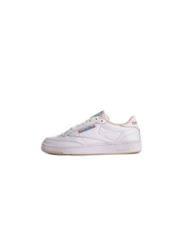 Reebok Men Club C 85 Vintage Sneaker, FTWR White/Chalk/Vector Blue, 14