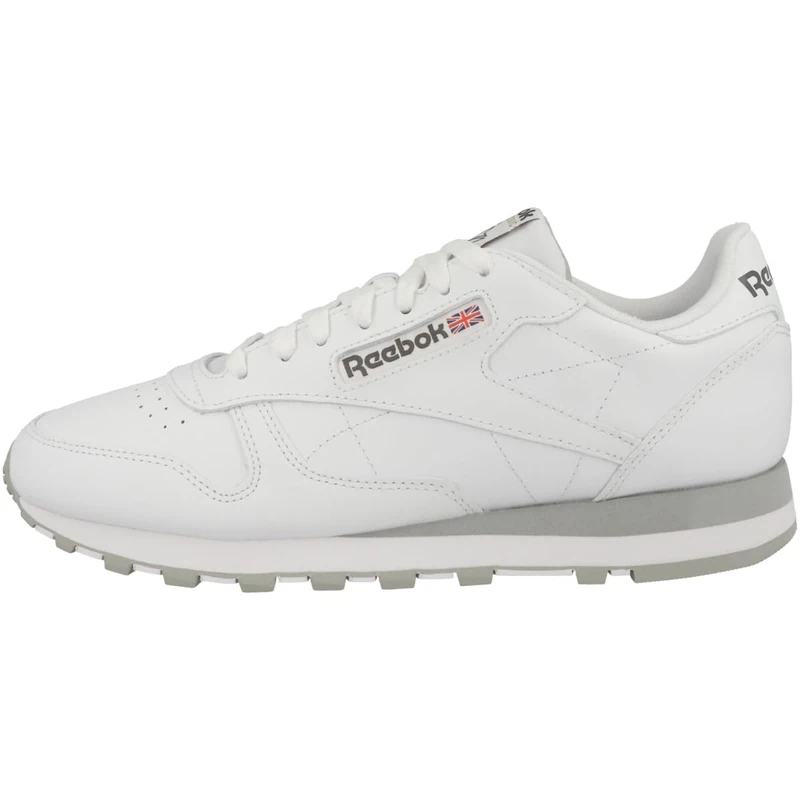 Reebok Men Classic Leather Sneaker, FTWR White/Pure Grey 3/Pure Grey 7, 12